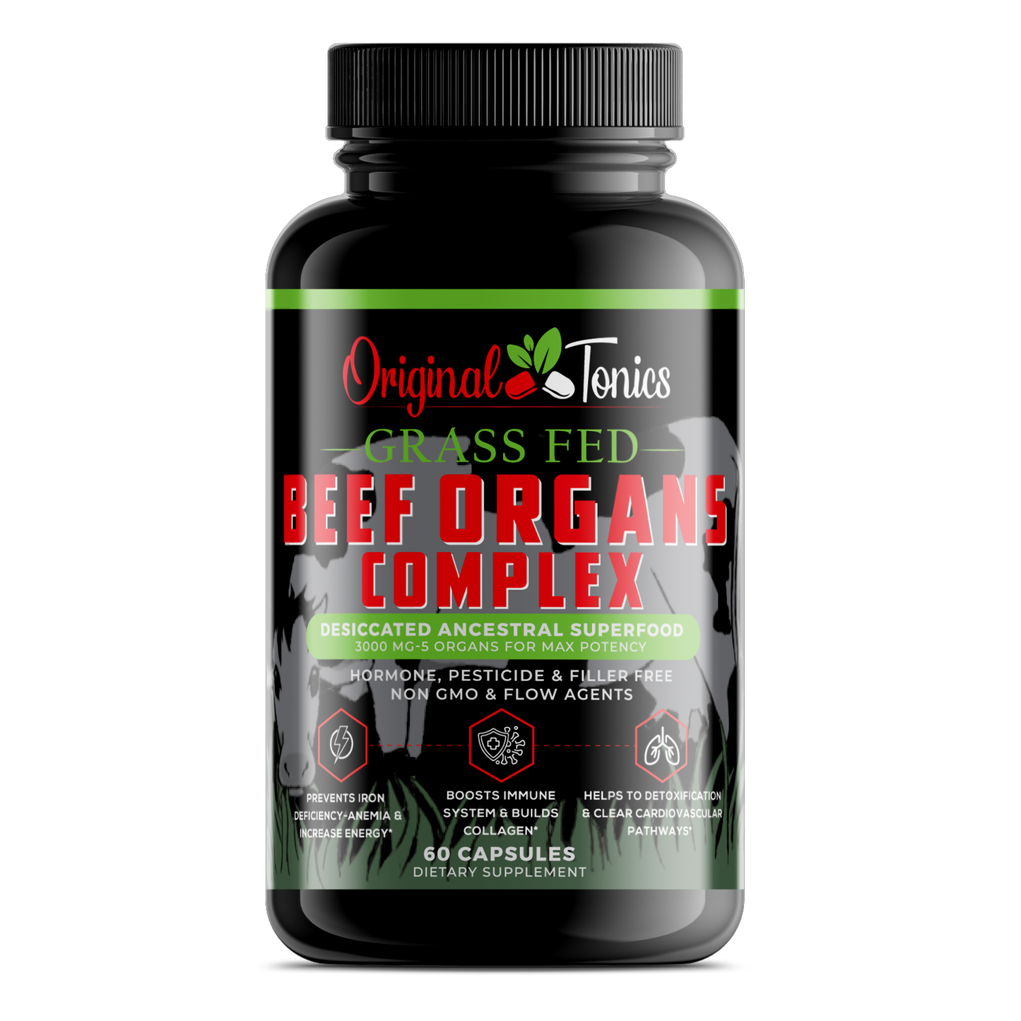 BEEF ORGANS COMPLEX - Ancestral Super Food