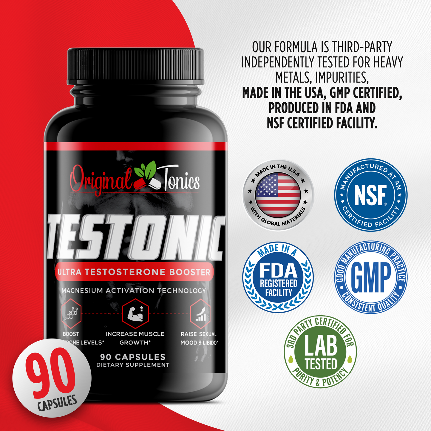 TESTONIC-Ultra Testosterone Booster